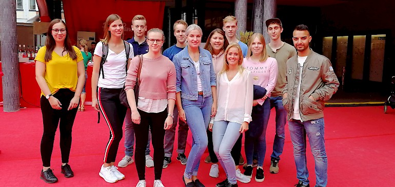 Begleitet von Bachelor-Studentin Meike ging es auf Tour durch die Stadt